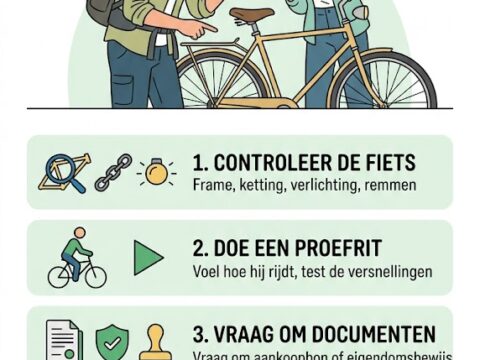 Tweedehands fiets kopen veilig